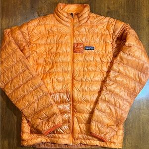 2006 Men’s Patagonia Down Sweater – Rare First Generation - Small orange